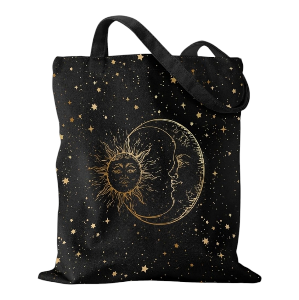 Mysterious Sky Canvas Tote Bag - Picture 2 of 4
